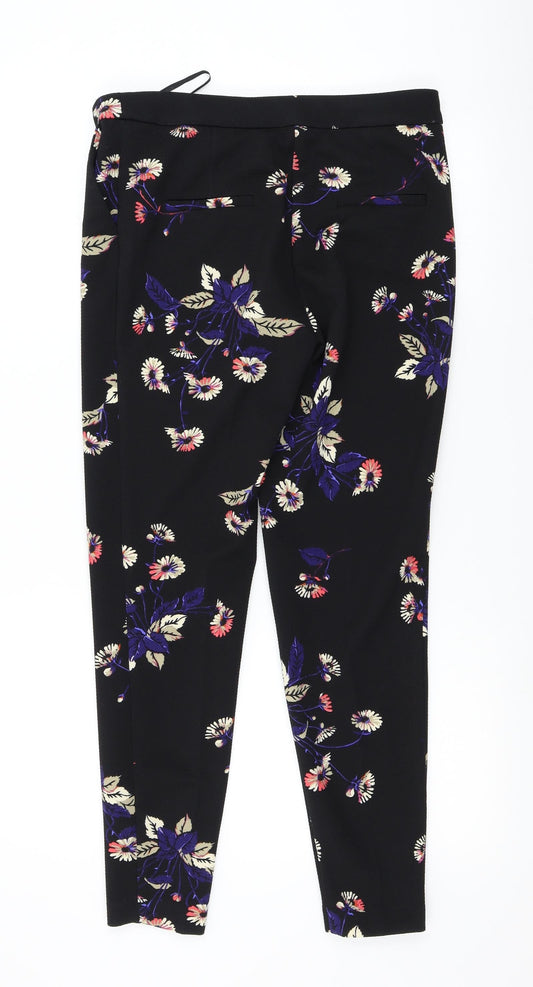Womens UK Size 8 NEXT Regular Fit  Black Trousers