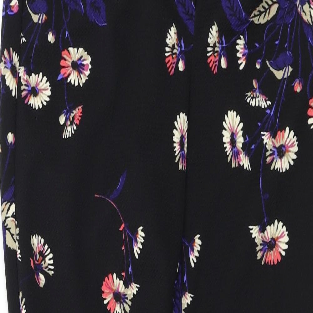 Womens UK Size 8 NEXT Regular Fit  Black Trousers