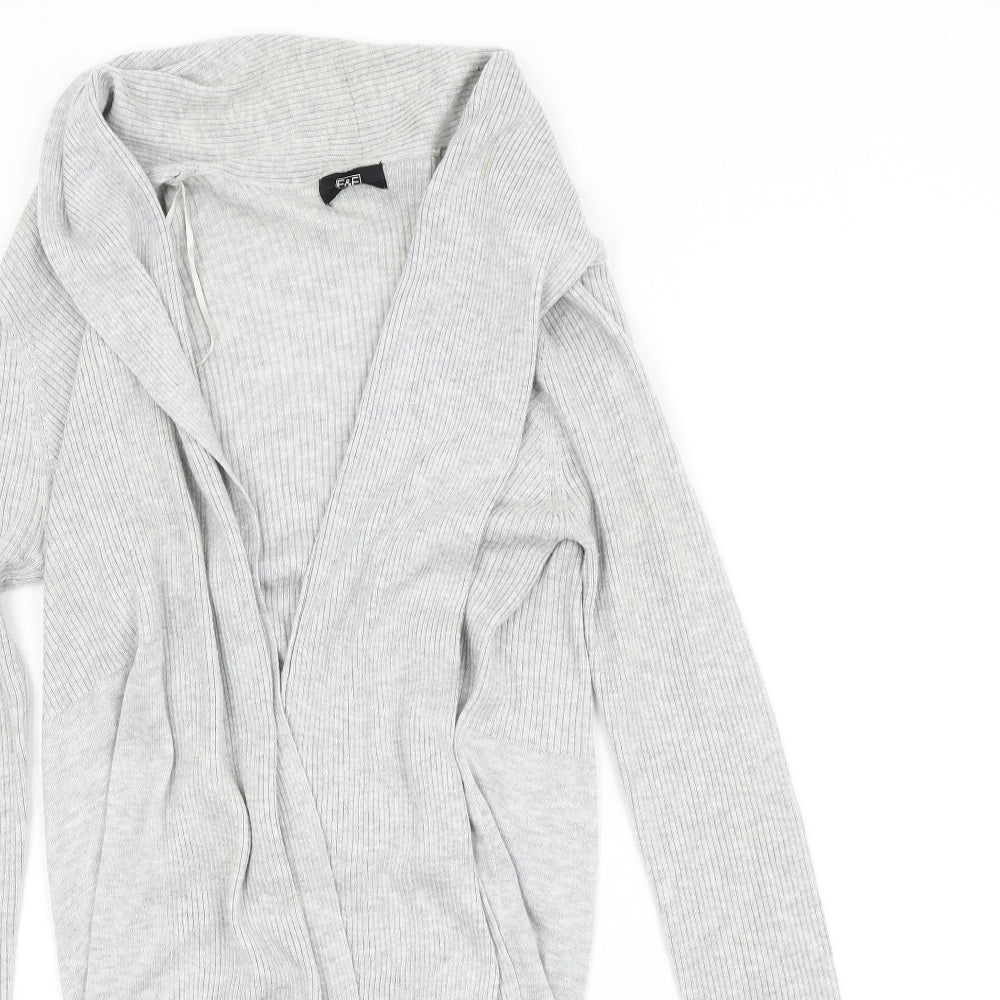 F&F Womens Grey   Cardigan Jumper Size 12