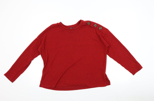 Primark Womens Red   Pullover Jumper Size S