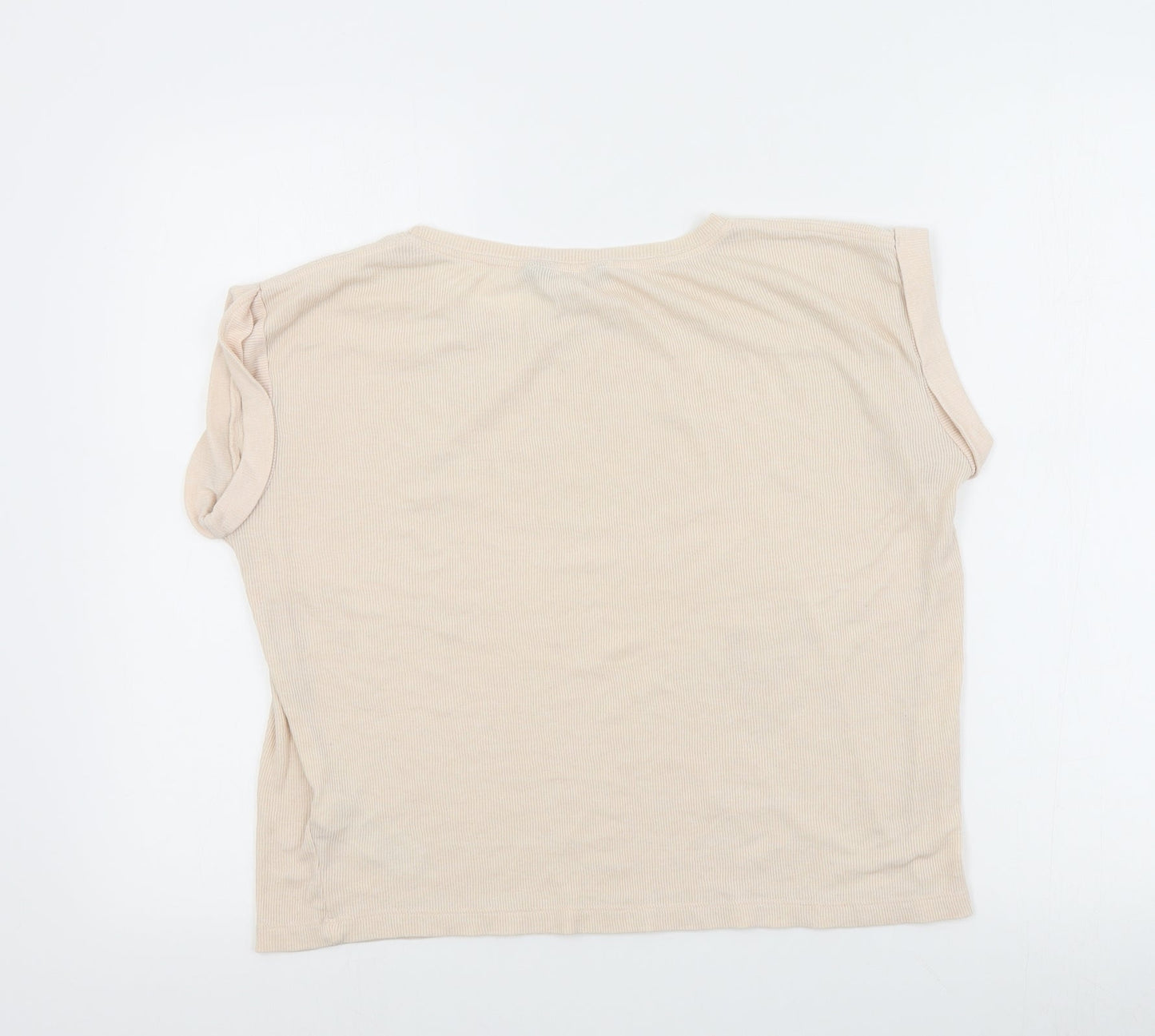 Womens UK Size 10 New Look Pink Basic T-Shirt