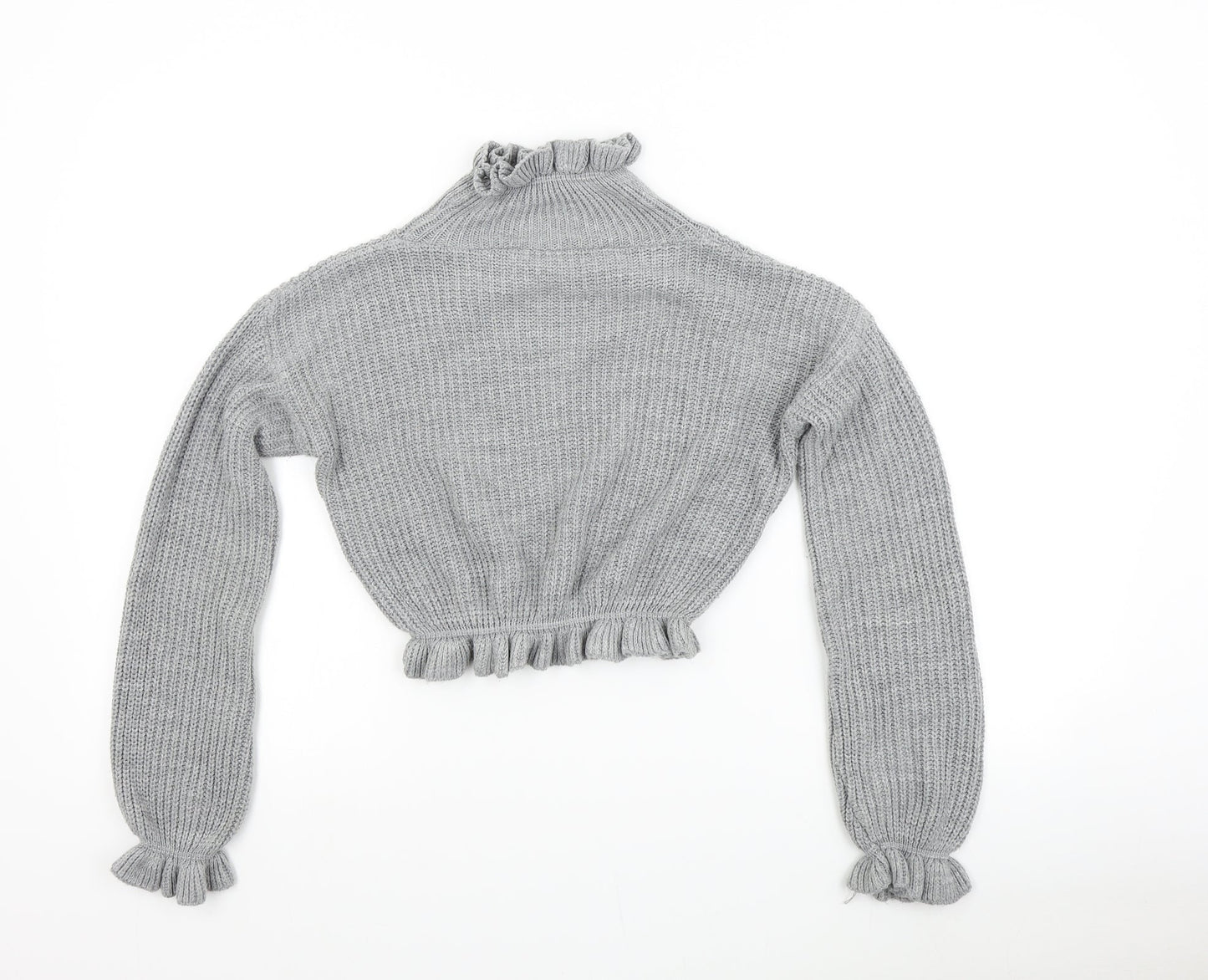 Womens UK Size M Preworn Grey Pullover Jumper