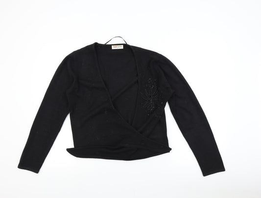 Bonmarché Womens Black   Cardigan Jumper Size M