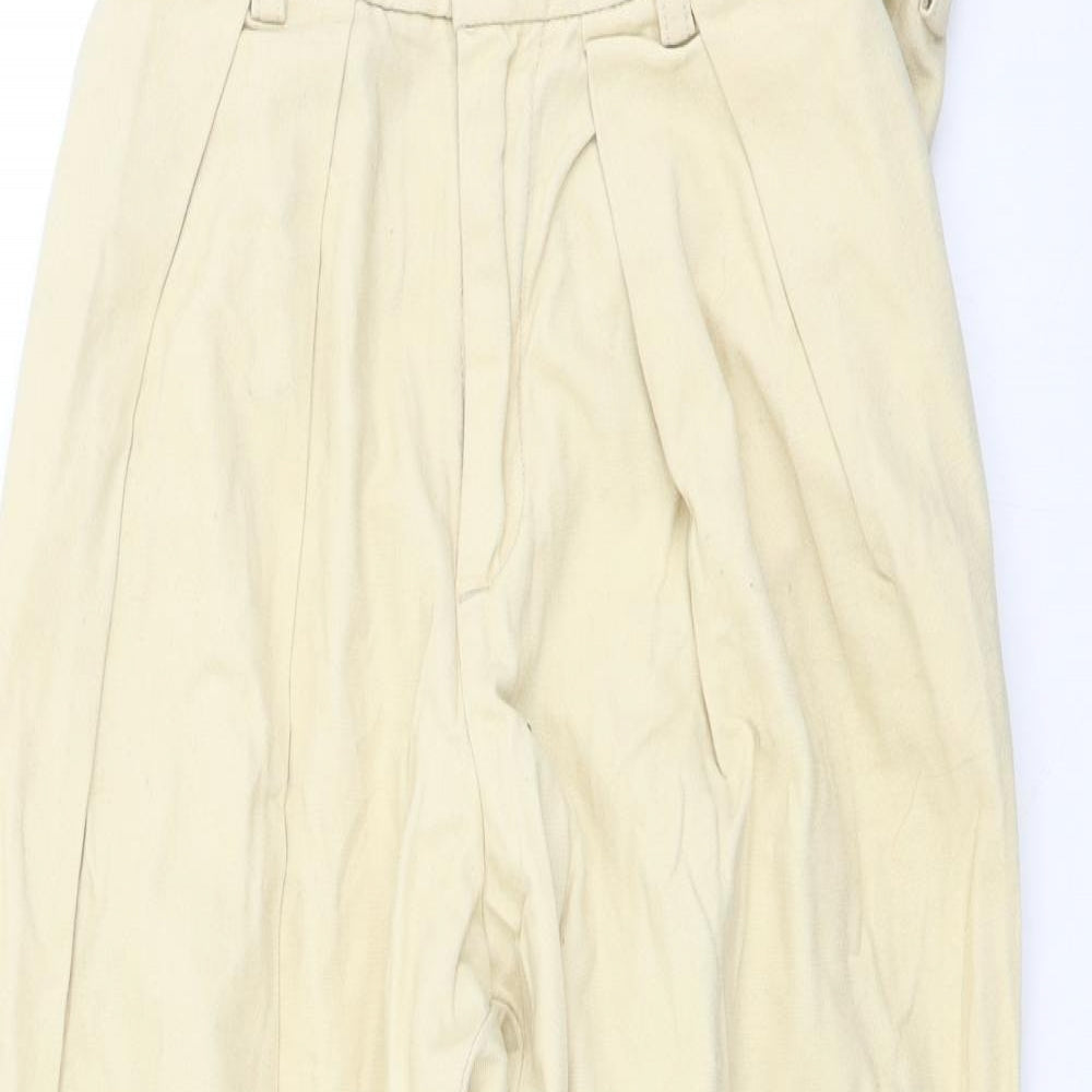 Primark Womens Yellow   Trousers  Size 4 L26 in
