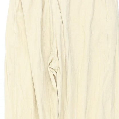 Primark Womens Yellow   Trousers  Size 4 L26 in