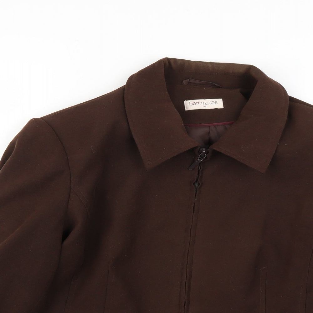 Womens UK Size 14 Bonmarché Brown Jacket