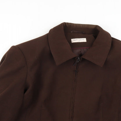 Womens UK Size 14 Bonmarché Brown Jacket