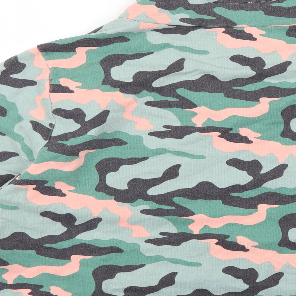 George Womens Multicoloured Camouflage  Pullover Jumper Size 12