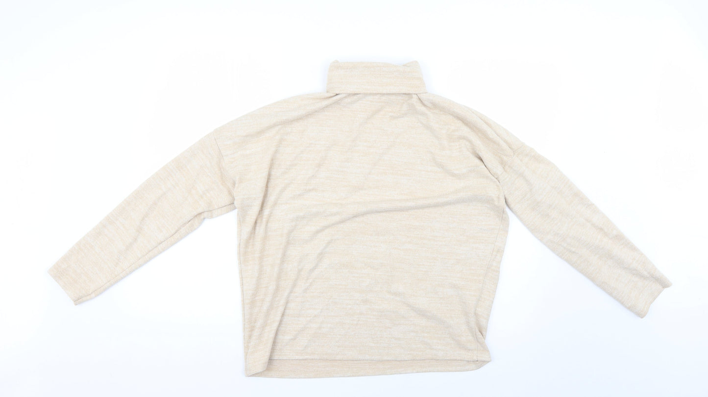 Womens UK Size M H&M Beige Pullover Jumper