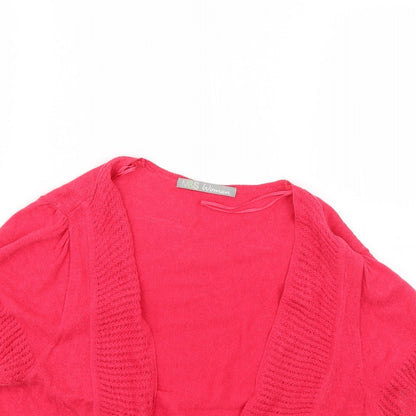 Womens UK Size 14 Marks and Spencer Pink Cardigan Jumper
