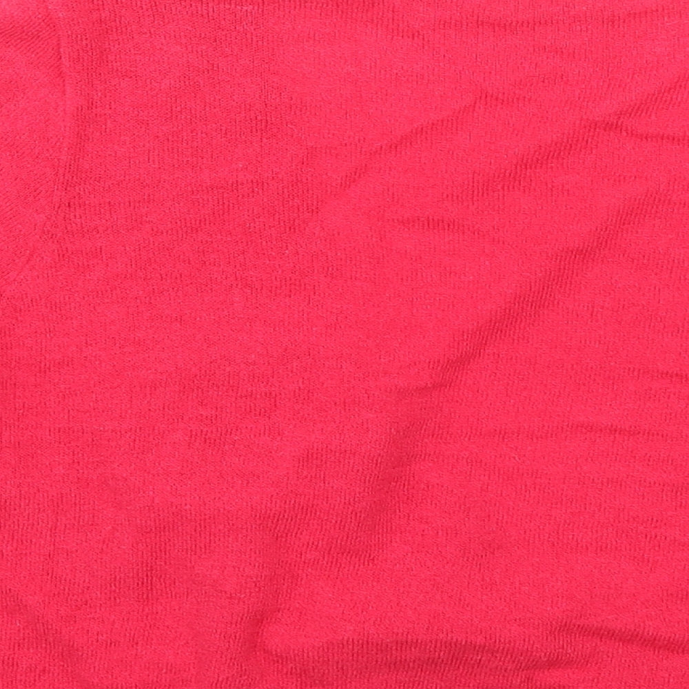Womens UK Size 14 Marks and Spencer Pink Cardigan Jumper