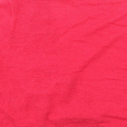 Womens UK Size 14 Marks and Spencer Pink Cardigan Jumper