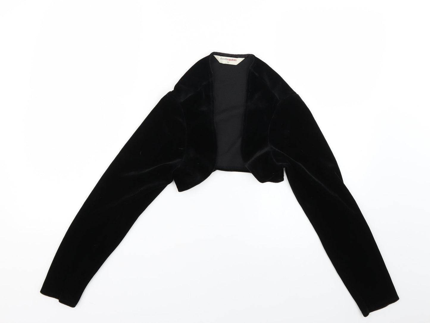 Womens UK Size 12 Dorothy Perkins Black Cardigan Jumper