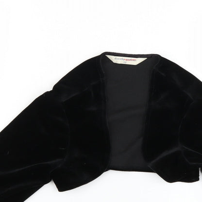 Womens UK Size 12 Dorothy Perkins Black Cardigan Jumper