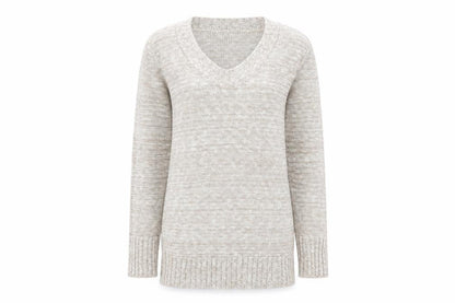 Womens UK Size 12 Papaya Grey Pullover Jumper