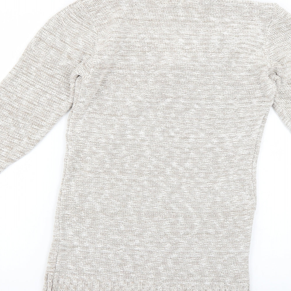 Womens UK Size 12 Papaya Grey Pullover Jumper