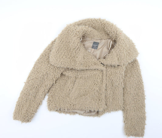 Primark Womens Beige   Overcoat Coat Size 12