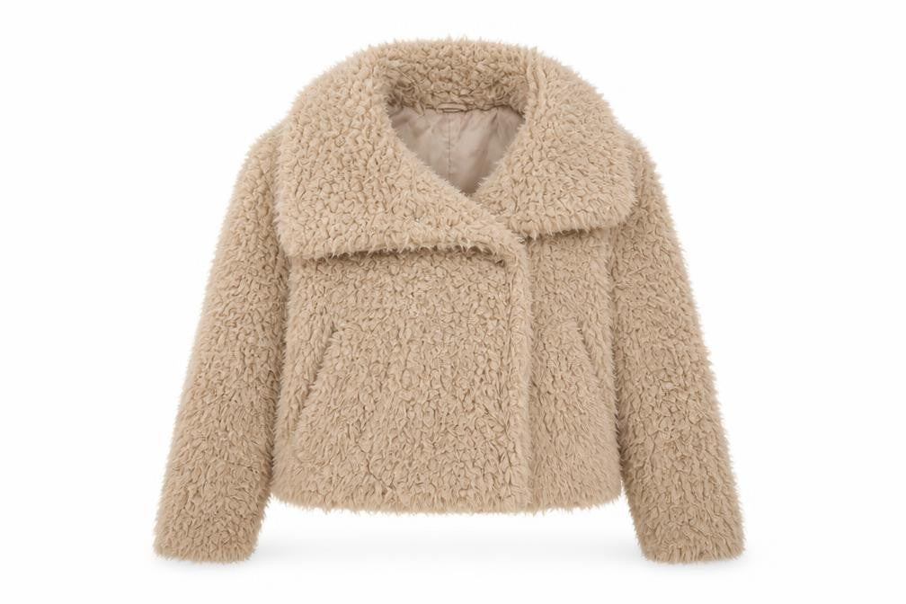 Primark Womens Beige   Overcoat Coat Size 12