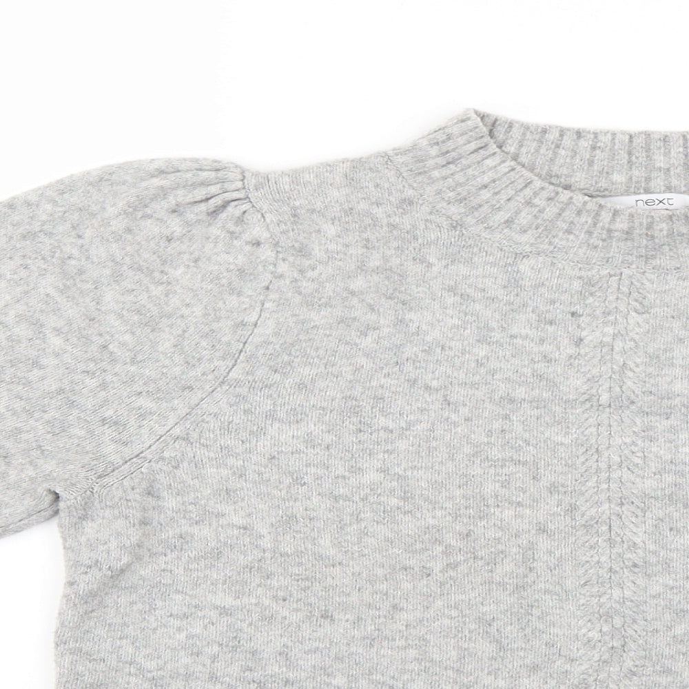 Womens UK Size 10 NEXT Grey Pullover Jumper