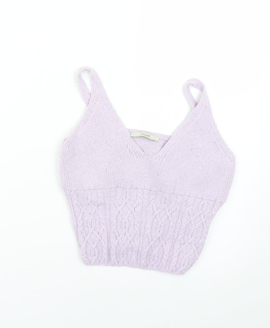 George Womens Purple   Basic Blouse Size 12