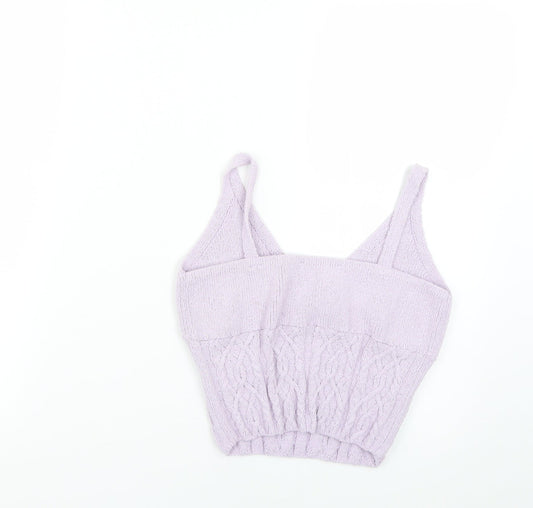 George Womens Purple   Basic Blouse Size 12