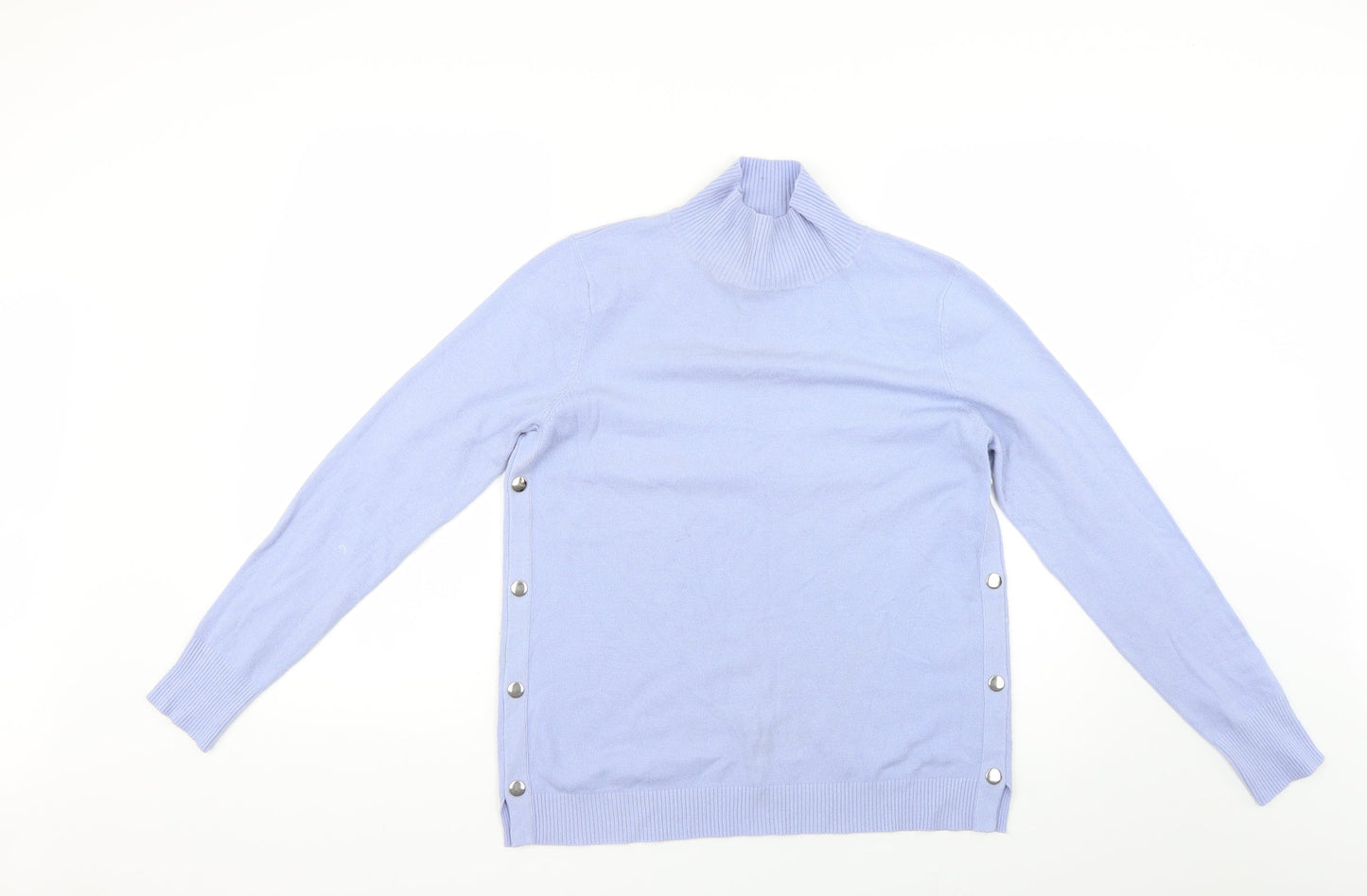 Womens UK Size 12 M&Co Blue Pullover Jumper