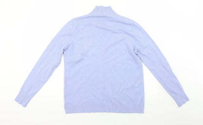 Womens UK Size 12 M&Co Blue Pullover Jumper
