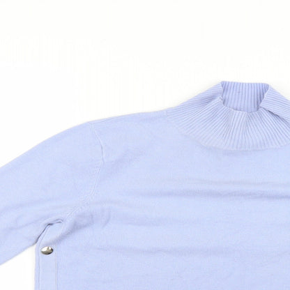 Womens UK Size 12 M&Co Blue Pullover Jumper