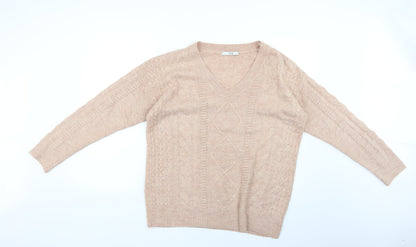 George Womens Pink   Pullover Jumper Size M