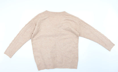 George Womens Pink   Pullover Jumper Size M