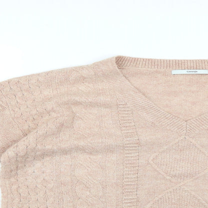 George Womens Pink   Pullover Jumper Size M