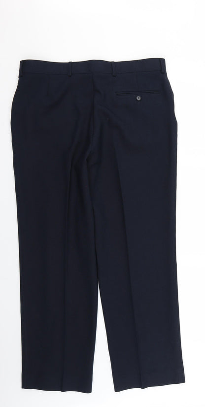 Mens UK Size 36 Preworn Regular Blue Suit