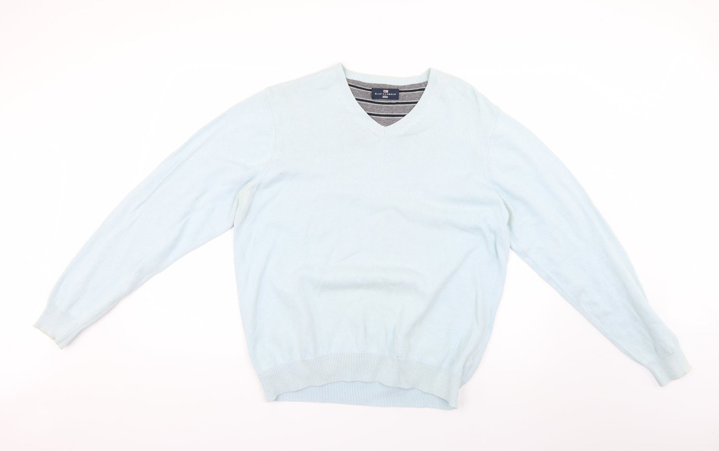 Marks and Spencer Mens Blue   Pullover Jumper Size L