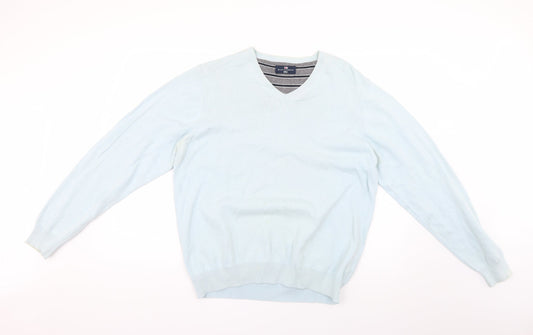 Marks and Spencer Mens Blue   Pullover Jumper Size L