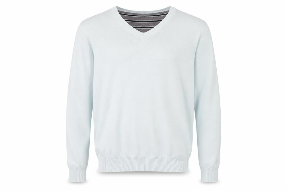 Mens UK Size L Marks and Spencer Blue Pullover Jumper