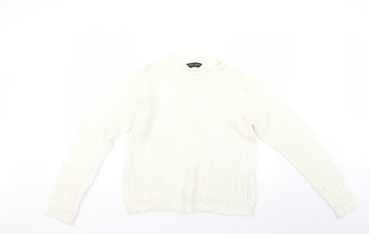 Womens UK Size 14 Dorothy Perkins White Pullover Jumper