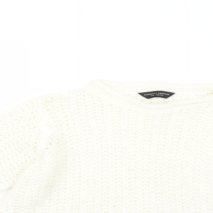 Womens UK Size 14 Dorothy Perkins White Pullover Jumper