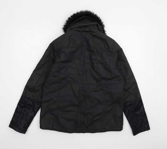 Womens UK Size 8 River Island Black Jacket