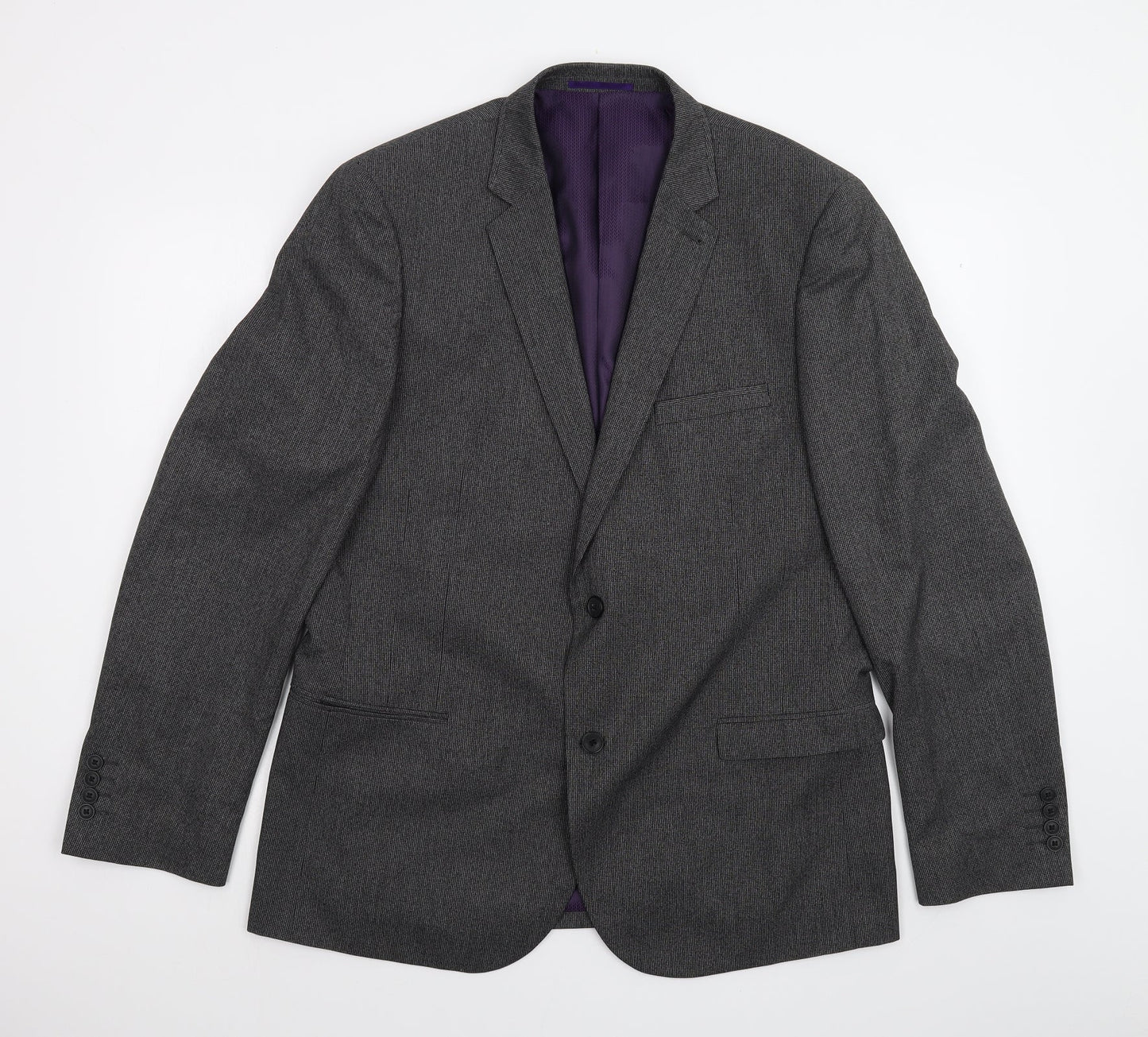 George Mens Black   Jacket Suit Jacket Size 44