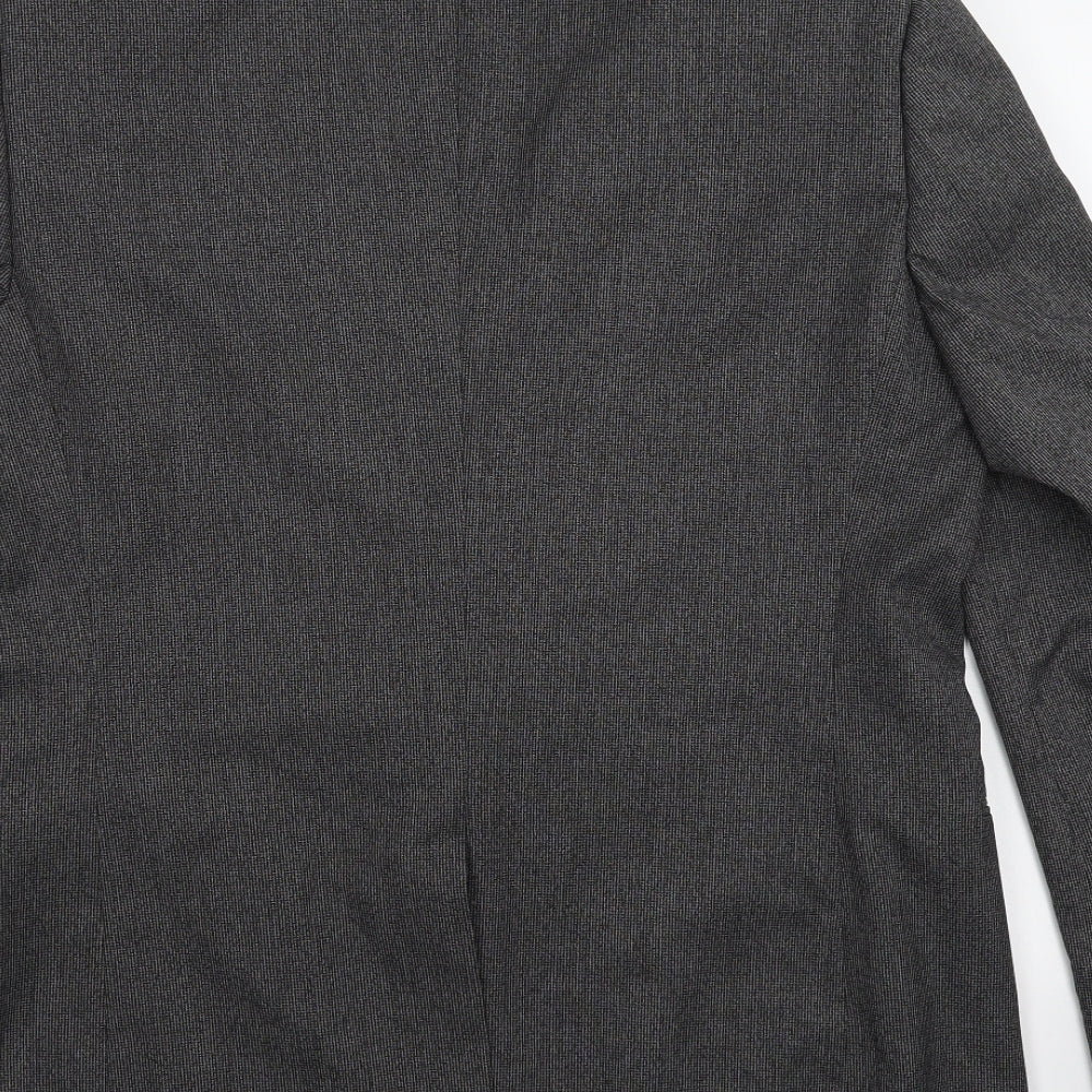 George Mens Black   Jacket Suit Jacket Size 44