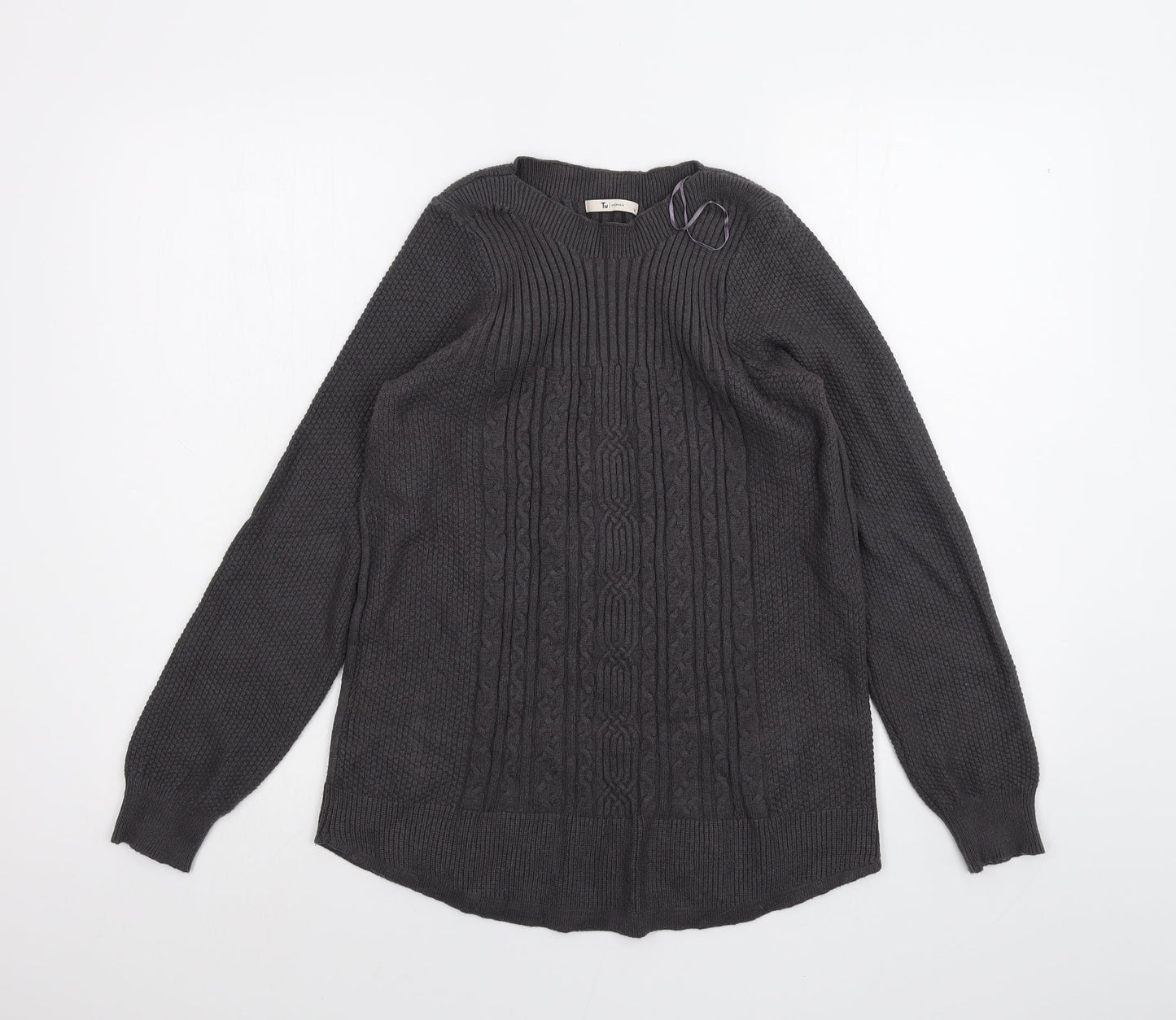 TU Womens Black   Pullover Jumper Size 10