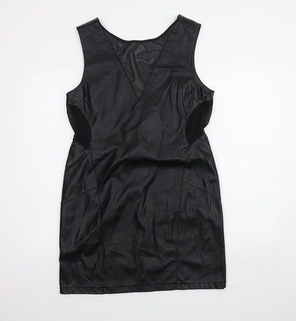 Miss Selfridge Womens Black   A-Line  Size 16