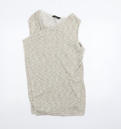 Womens UK Size L Dorothy Perkins Beige Cardigan Jumper