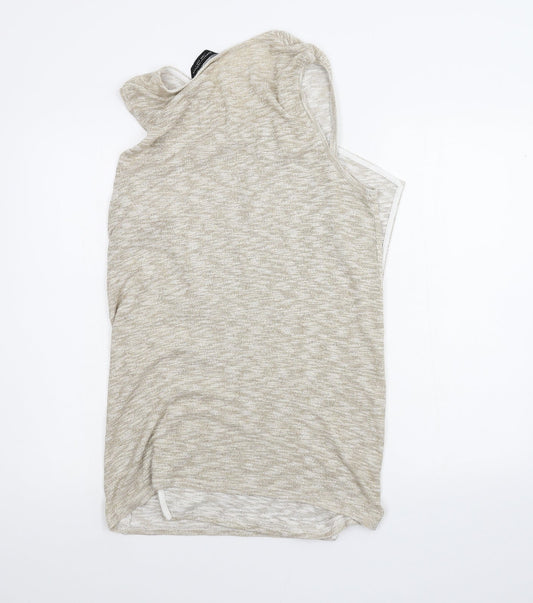 Womens UK Size L Dorothy Perkins Beige Cardigan Jumper