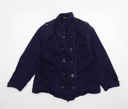 Agenda Womens Blue   Jacket  Size 18