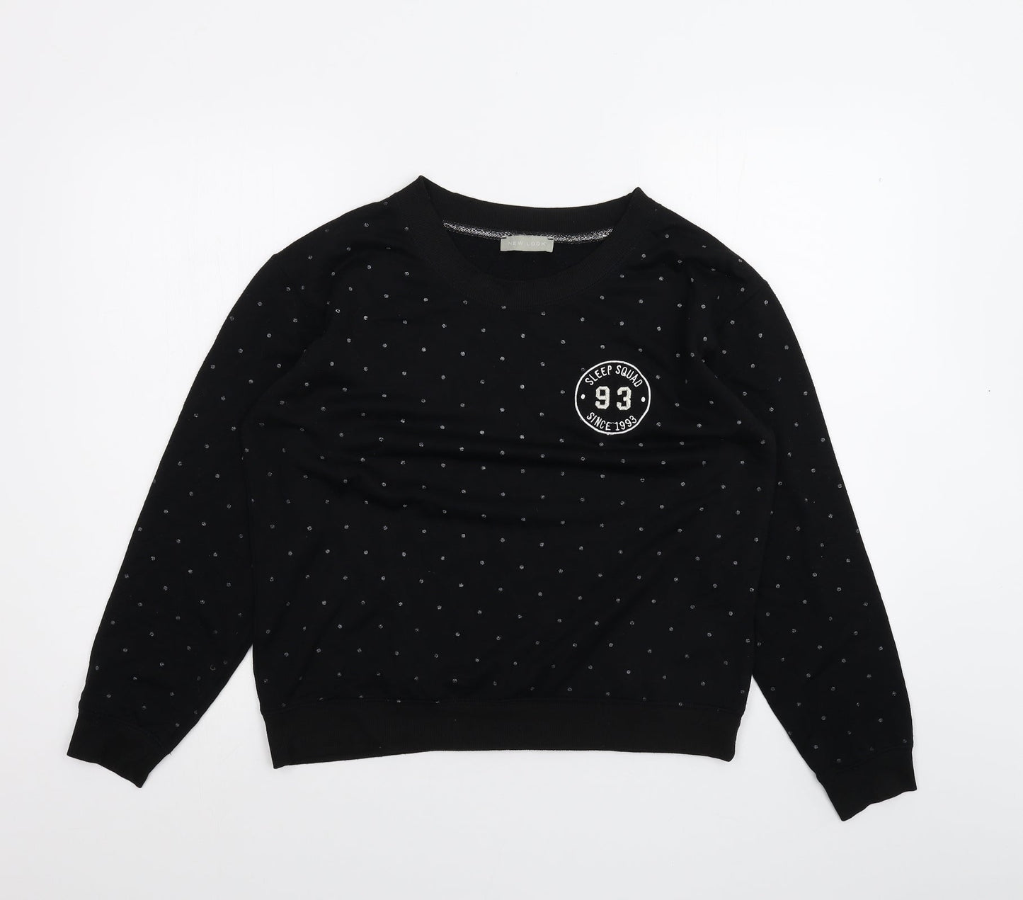 Womens UK Size 10 New Look Black Pullover Jumper