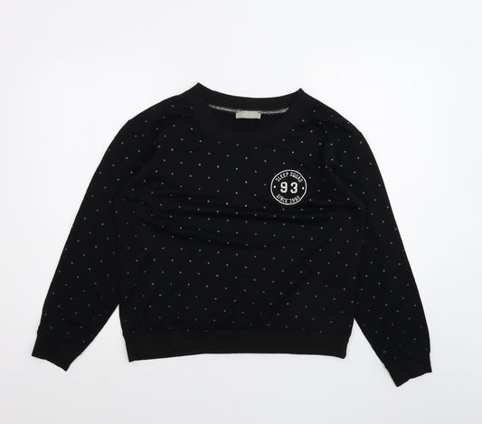 Womens UK Size 10 New Look Black Pullover Jumper