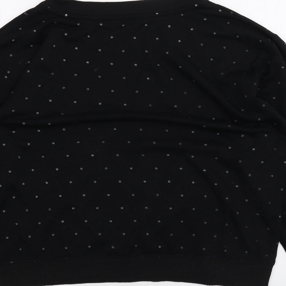 Womens UK Size 10 New Look Black Pullover Jumper