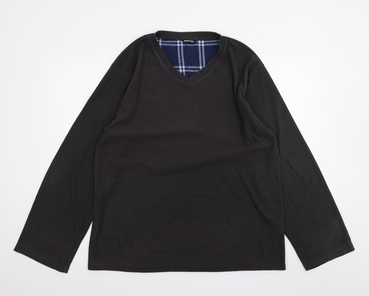 Womens UK Size L Peacocks Black Pullover Jumper