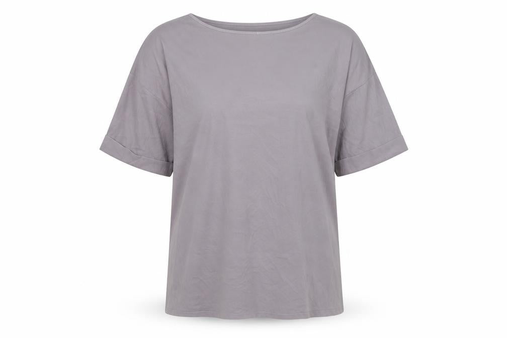 Womens UK Size 2XL Zanzea Purple Basic T-Shirt